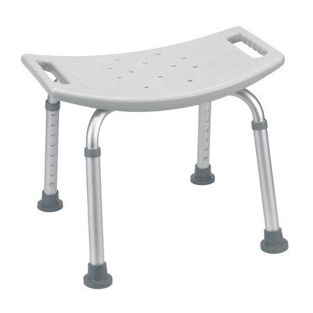 DRIVE MEDICAL Bathroom Safety Shower Tub Bench Chair, Gray rtl12203kdr